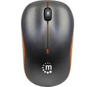 Souris Manhattan Success radio optique noir, orange Noir G