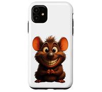 Souris Mignon Bonjour Joyeux rire Sourire Bureau Positif Coque pour iPhone 11