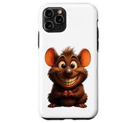 Souris Mignon Bonjour Joyeux rire Sourire Bureau Positif Coque pour iPhone 11 Pro