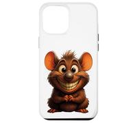 Souris Mignon Bonjour Joyeux rire Sourire Bureau Positif Coque pour iPhone 12 Pro Max