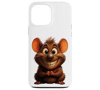 Souris Mignon Bonjour Joyeux rire Sourire Bureau Positif Coque pour iPhone 13 Pro Max
