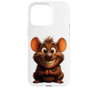 Souris Mignon Bonjour Joyeux rire Sourire Bureau Positif Coque pour iPhone 15 Pro Max