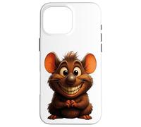 Souris Mignon Bonjour Joyeux rire Sourire Bureau Positif Coque pour iPhone 16 Pro Max