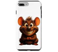 Souris Mignon Bonjour Joyeux rire Sourire Bureau Positif Coque pour iPhone 7 Plus/8 Plus