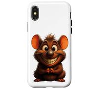 Souris Mignon Bonjour Joyeux rire Sourire Bureau Positif Coque pour iPhone X/XS