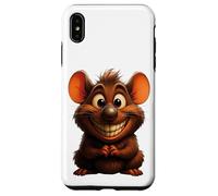 Souris Mignon Bonjour Joyeux rire Sourire Bureau Positif Coque pour iPhone XS Max