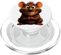Souris Mignon Bonjour Joyeux rire Sourire Bureau Positif PopSockets PopGrip pour MagSafe