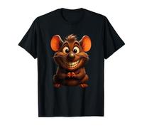 Souris Mignon Bonjour Joyeux rire Sourire Bureau Positif T-Shirt