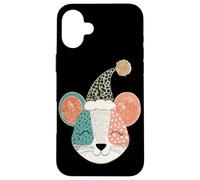Souris Mignonne avec Chapeau Festif pour Enfants Coque pour iPhone 16 Plus