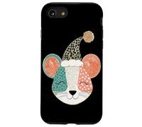 Souris Mignonne avec Chapeau Festif pour Enfants Coque pour iPhone SE (2020) / 7/8
