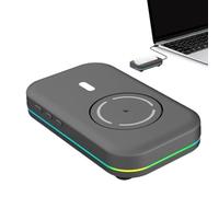 Souris mobile pour ordinateur - ABS 12 x 7 cm | Jiggler électrique LED | Dispositif de curseur durable Smmooth pour Thanksgiving, Noël, femmes, hommes, adultes et bureaux