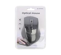 Souris MUS-4B-02 noire USB A optique, avec câble 1,35 m Il. przyc: 4 GEMBIRD