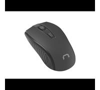 Souris NATEC Jay 2 Ambidextre Optique 1600 DPI RF sans fil 2.4 GHz Noire, 4 Boutons, Portée 10m, Récepteur USB Type-A, Pile AA