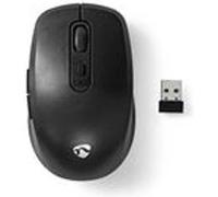 Nedis Souris MSWS110BK – Optique DPI réglable 800/1200/1600, 6 boutons pour droitier, Noir