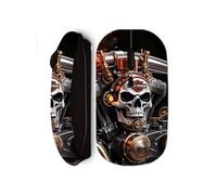 Souris Noir Sans Fil Harley Davidson Tête de mort mécanique