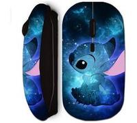Souris noir sans Fil Stitch bleu frand bleu Noir G