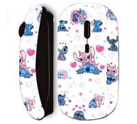 Souris sans Fil - - Stitch et Angel Dessin noir