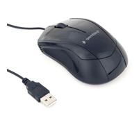 Gembird Souris MUS-3B-02 Optique 3 boutons Filaire USB Type-A 1000 DPI Ambidextre Noir