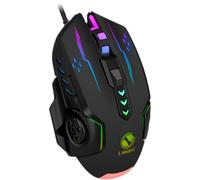 souris optique de jeu filaire USB 3600DPI, 6 boutons réglables, Programmable, colorée, LED, pour ordinateur portable et Gamer