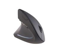 Souris optique ergonomique sans fil 1600 dpi 2,4 GHz pour gauchers