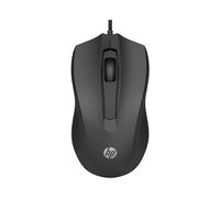 Souris Optique Filaire HP 105, 1600 DPI, USB Type-A, 3 Boutons, Ambidextre, Noir, Compatible Windows/macOS, 116.6x64.3x37.2mm, 90g