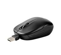 Souris Optique Filaire rétractable Souris de Jeu USB Souris d'ordinateur de Haute qualité 1000DPI Câble rétractable Souris muette de Voyage Souris Filaire Moins bruyante pour Bureau, Maison