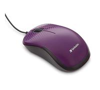 Souris optique filaire silencieuse Verbatim - Violet
