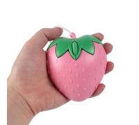 Souris optique filaire USB en forme de fraise avec 3 boutons - Souris d'ordinateur portable en forme de fruit 3D avec cordon de 1,2 m pour ordinateur portable, Chromebook, PC, ordinateur de bureau