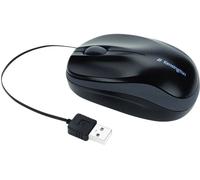 Kensington pro fit retractable mobile - souris - usb - noir