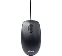 MediaRange Souris optique MROS212 avec câble Silent Click Noir/Gris