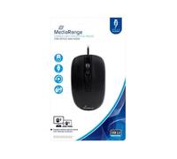 MediaRange Souris optique MROS211 Câble 3 boutons Noir