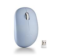 NGS Technology Souris sans fil Fog Pro Blue – Optique 1000 DPI, Nano USB, Silencieuse, Ambidextre