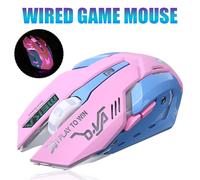 souris optique professionnelle de Gamer, USB, résolution 2400DPI, 7 boutons, LED, pour jeux sur pc portable, 1 pièce