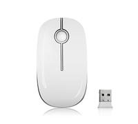 Souris optique sans fil 2,4 G avec nano-récepteur, moins de bruit, portable pour ordinateur portable, PC, ordinateur portable, MacBook MS001