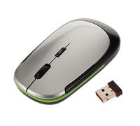 Souris optique sans fil 2.4GHz, récepteur USB, Ultra fine, pour ordinateur portable, vente en gros