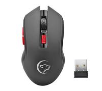 Souris optique sans fil 2400 ghz, 6 boutons, 2.4 DPI, USB, silencieuse, ergonomique, pour ordinateur portable et fixe