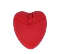 Souris optique sans fil Bluetooth en forme de cœur 2,4 GHz et Bluetooth double mode 1000 DPI avec récepteur USB, souris de voyage sans fil pour ordinateur portable, PC, ordinateur de bureau, cadeau