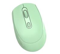 Souris Optique sans Fil, Conception Ergonomique de Haute Précision pour Le Bureau, Les études et Les Jeux, Batterie 500mAh, 1600DPI (Green)