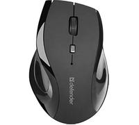 Souris Optique sans Fil - DEFENDER - Modèle 6D - 800/1200/1600 dpi - Ergonomique - Caoutchouc Durable