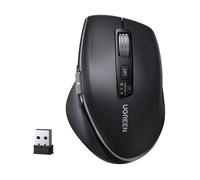 UGREEN Souris sans fil 2,4 G & Bluetooth, scrolling ultra-rapide, souris ergonomique de 5 000 dpi 5 boutons, 10 m de connexion, souris silencieuse compatible avec Windows, Linux, MacOS, Android et