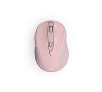 Souris optique ss fil 6 boutons "WM-400", silencieuse, Rose