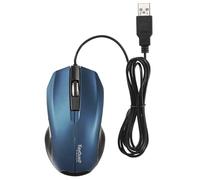 Souris Optique USB Filaire, Bleue