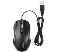Souris Optique USB Filaire, Noire