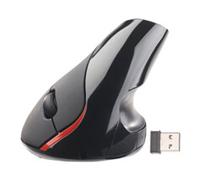 Souris optique USB verticale et ergonomique 1600 dpi 5 boutons - Sans fil