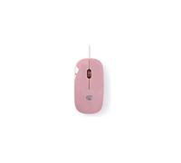 souris pc filaire 1 000 dpi 3 boutons rose