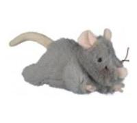 Souris Peluche Avec Son, 15 Cm - Mon Animalerie
