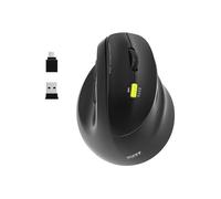 Port Designs Souris Ergo droitier sans Fil 2.4 ghz Bluetooth Rechargeable