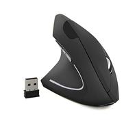 Souris pour gaucher, rechargeable 2,4 G, souris verticale ergonomique sans fil avec récepteur USB, 6 boutons et 3 DPI réglables 800/1200/1600 pour ordinateur portable, ordinateur de bureau (main