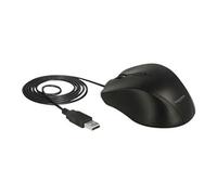 - Souris - pour gauchers - optique - 5 boutons - filaire - USB - noir - Pour la vente au détail