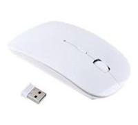 Souris Pour Mac Usb Sans Fil Ultra Plate Universelle Capteur Optique 3 Boutons Ordinateur (blanc)